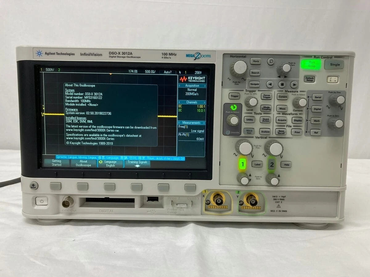 Agilent DSOX 3012A 100MHz 2ch Oscilloscope