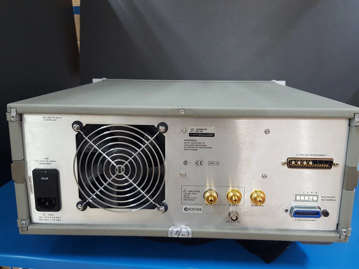 Agilent 8510XF Millimeter-Wave Controller with Options 005 006 UNTESTED (9132)