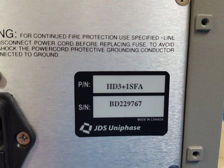JDSU HD3+1SFA Optical Delay (9767)