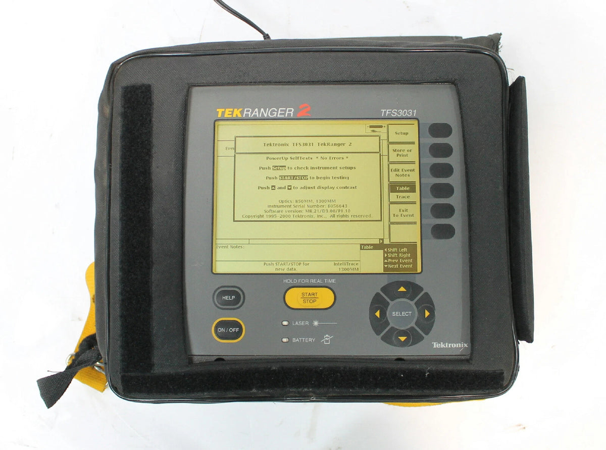 Tektronix TFS3031 Tekranger Mini Optical Time-Domain Reflectometer OPT 03 24