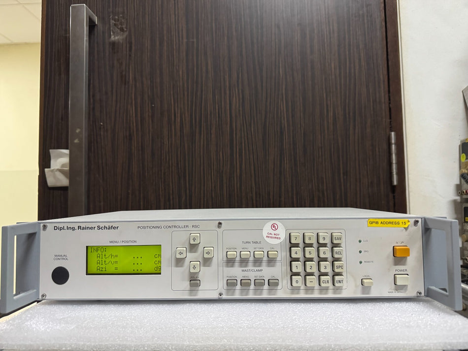 RSC Positioning Controller for EMC Measurement by Dipl. Ing. Rainer Schafer