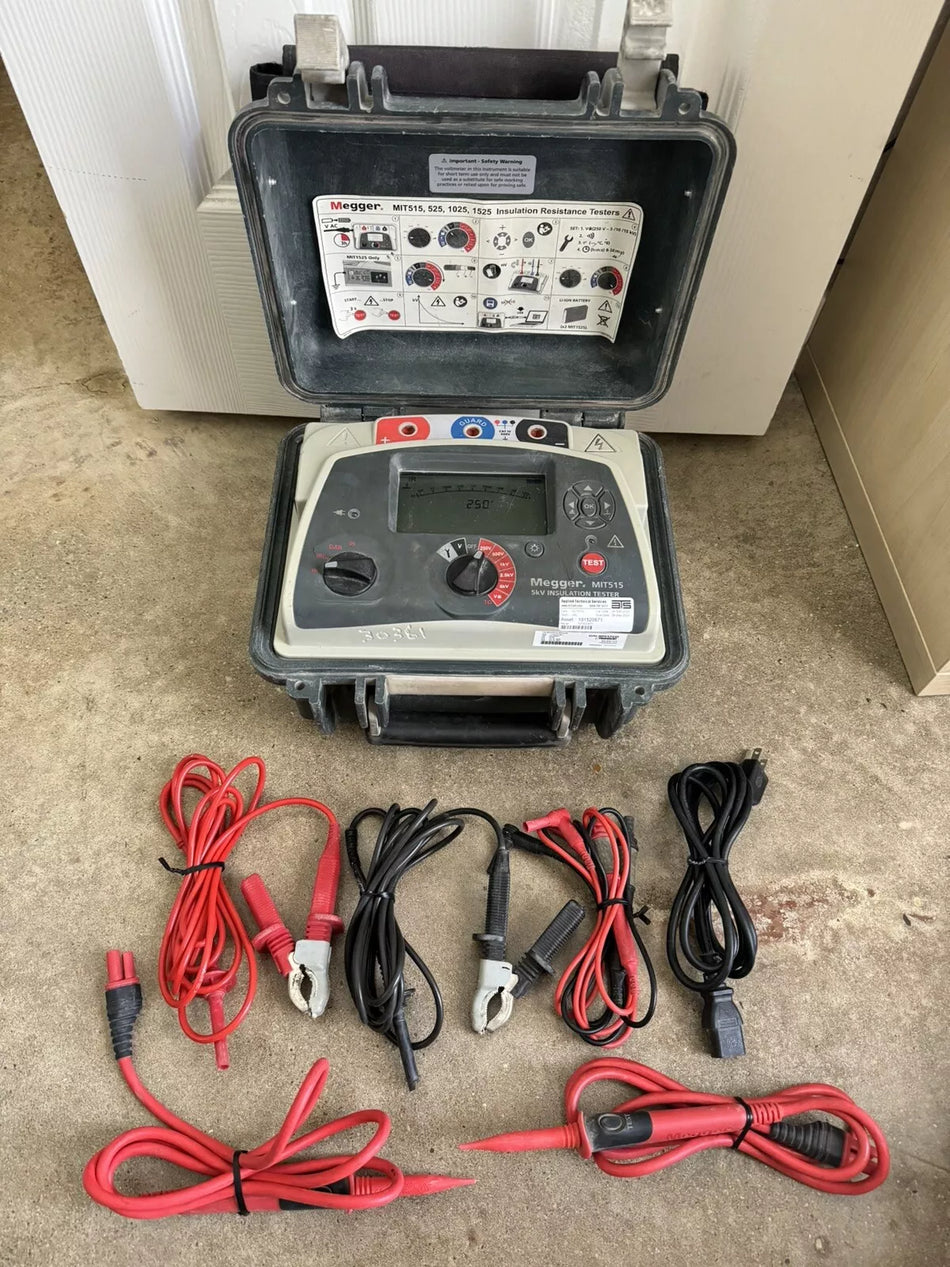 MEGGER MIT515 5kV Insulation Resistance Tester (Calibrated 2023)