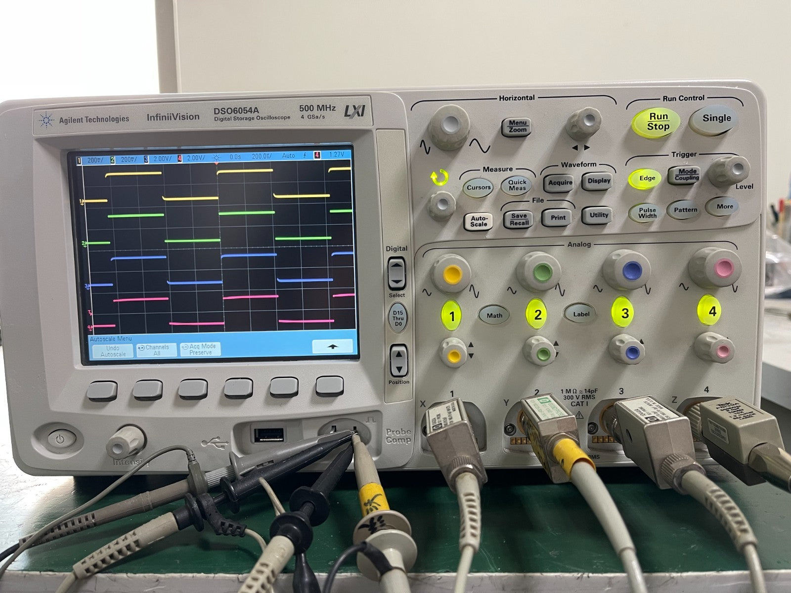 Agilent DSO6054A Digital Storage Oscilloscope 500MHz 4 Channel