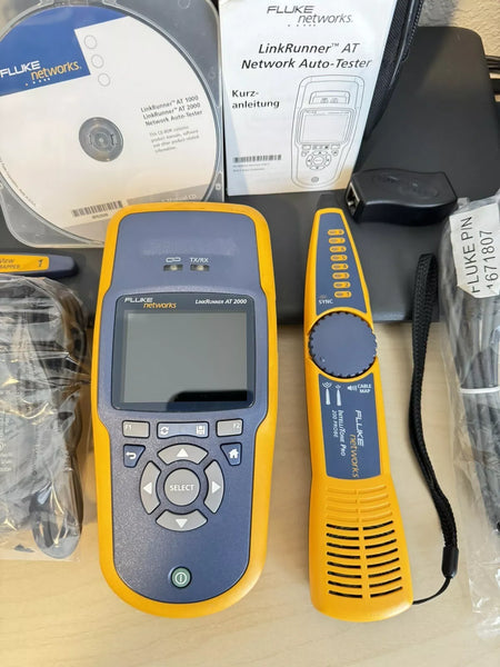 Fluke Networks LRAT-2000 LinkRunner AT-2000 Auto Tester with Fluke IntellitoneProbe