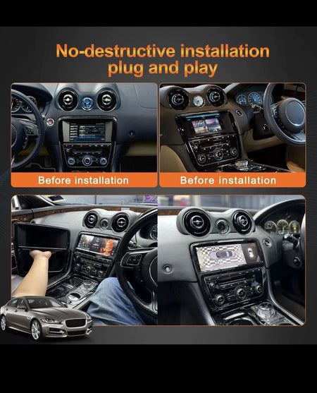 Android Car Radio 2Din Stereo Receiver For Jaguar XJ 2009-2018 GPS Navi 128GB