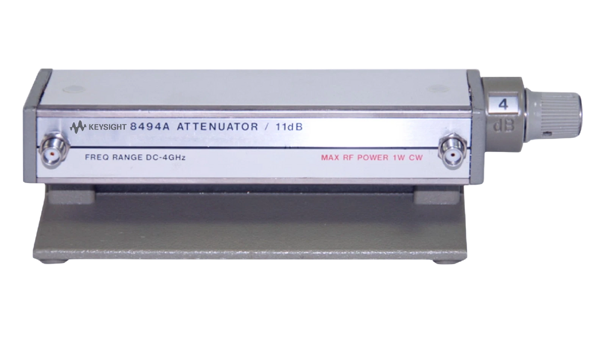 HP 8494A-002 Variable Attenuator DC-4GHz, 0-11dB, SMA Connectors