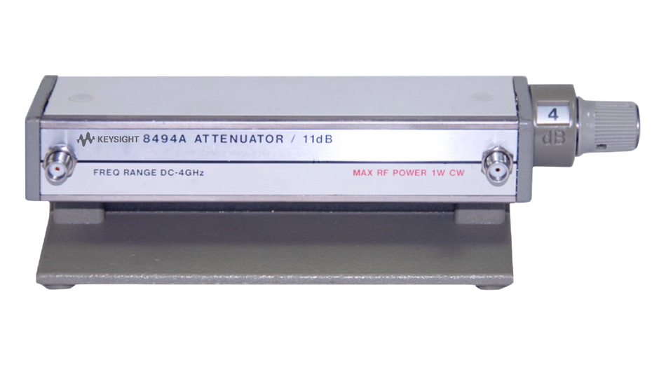 HP 8494A-002 Variable Attenuator DC-4GHz, 0-11dB, SMA Connectors