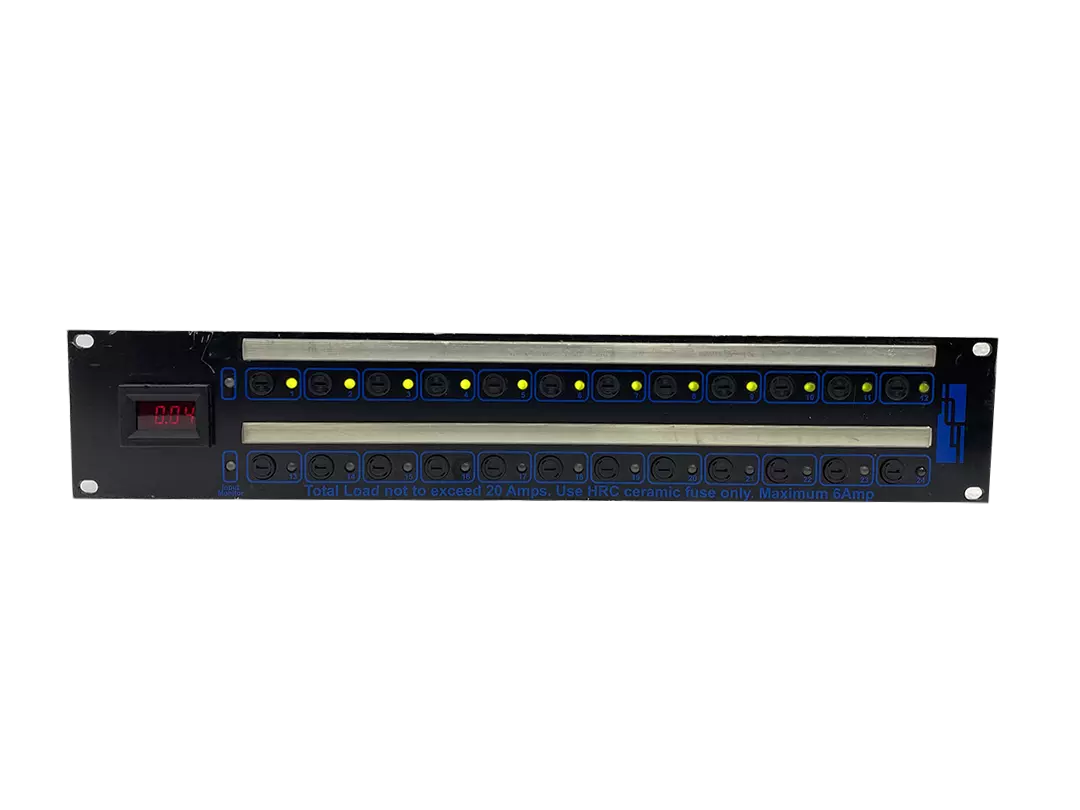 Holt Broadcast Dual I/P 24 Way Meter PDU 066703