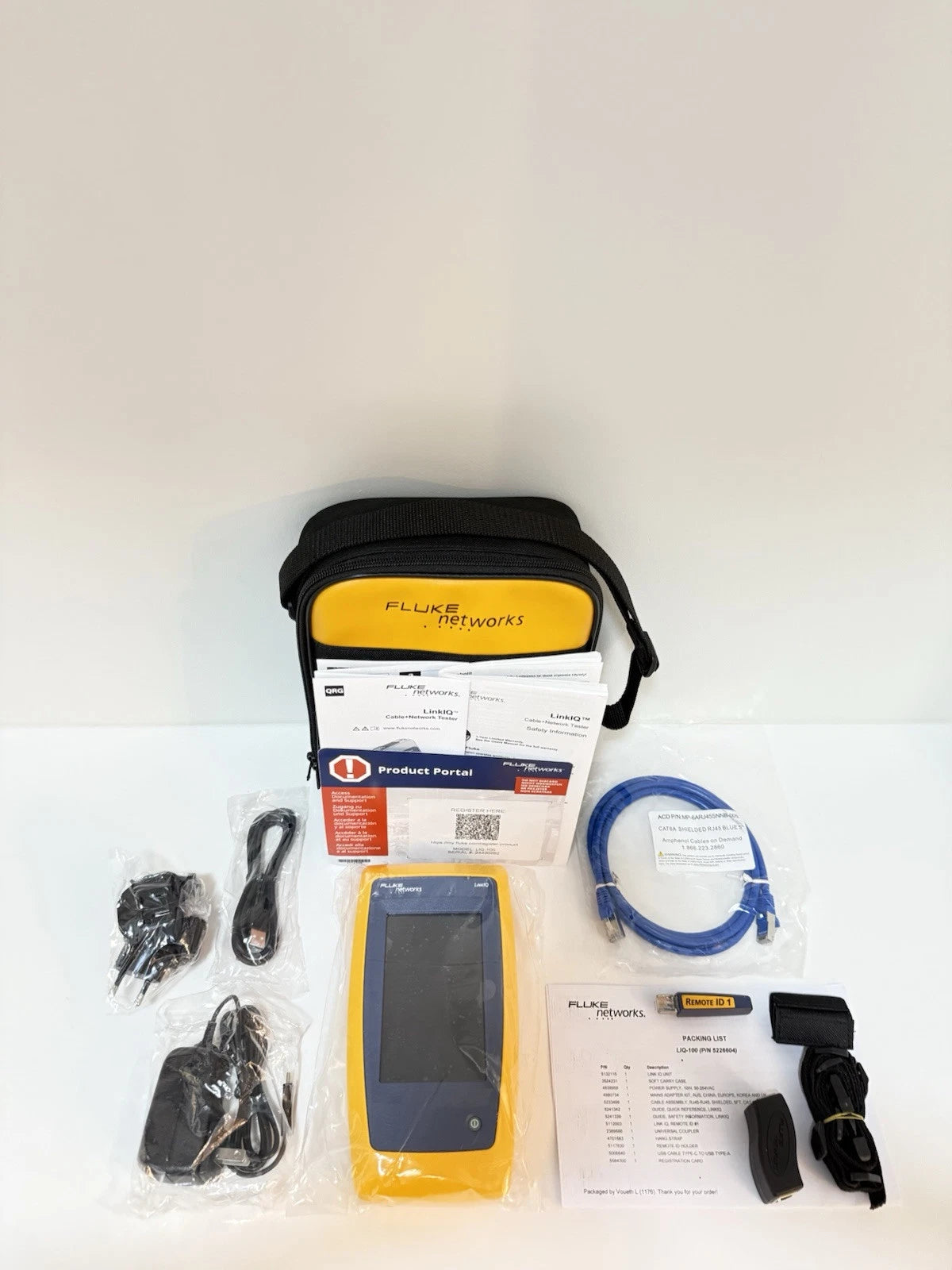 Fluke Networks LinkIQ Cable + Network Tester (LIQ100) - Next Day Shipping