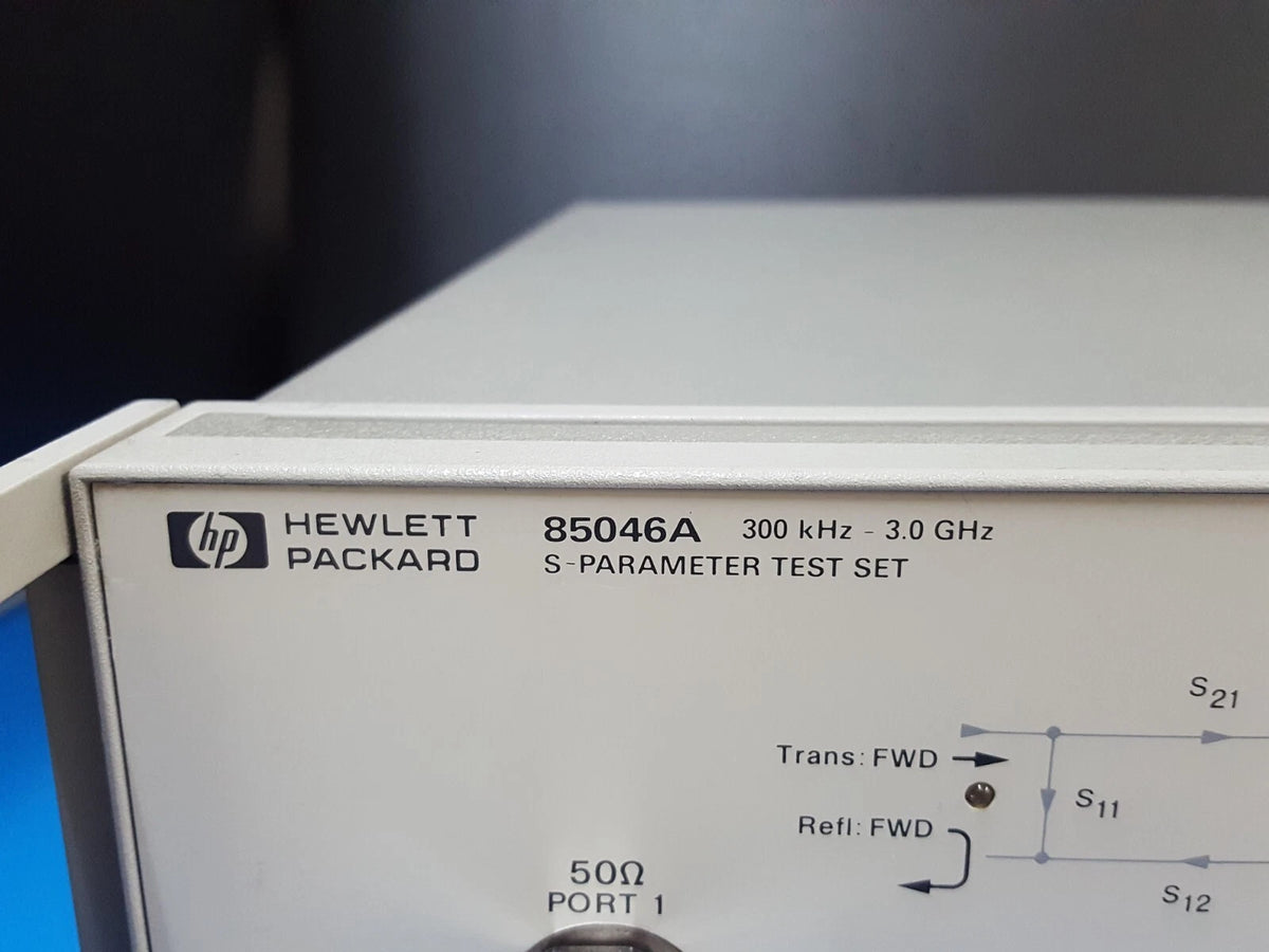 HP 8753C 3GHz Network Analyzer with 85046A 3GHz S-Parameter