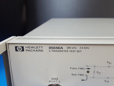 HP 8753C 3GHz Network Analyzer with 85046A 3GHz S-Parameter