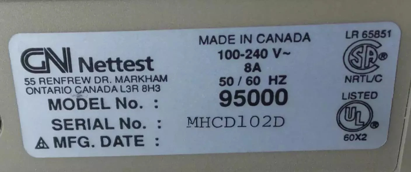 GN Nettest Interwatch 95000 ATM LAN WAN Protocol Analyzer