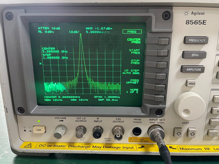 Agilent Keysight 8565E 9KHz - 50GHz Spectrum Analyzer_1513 - XG eqpt