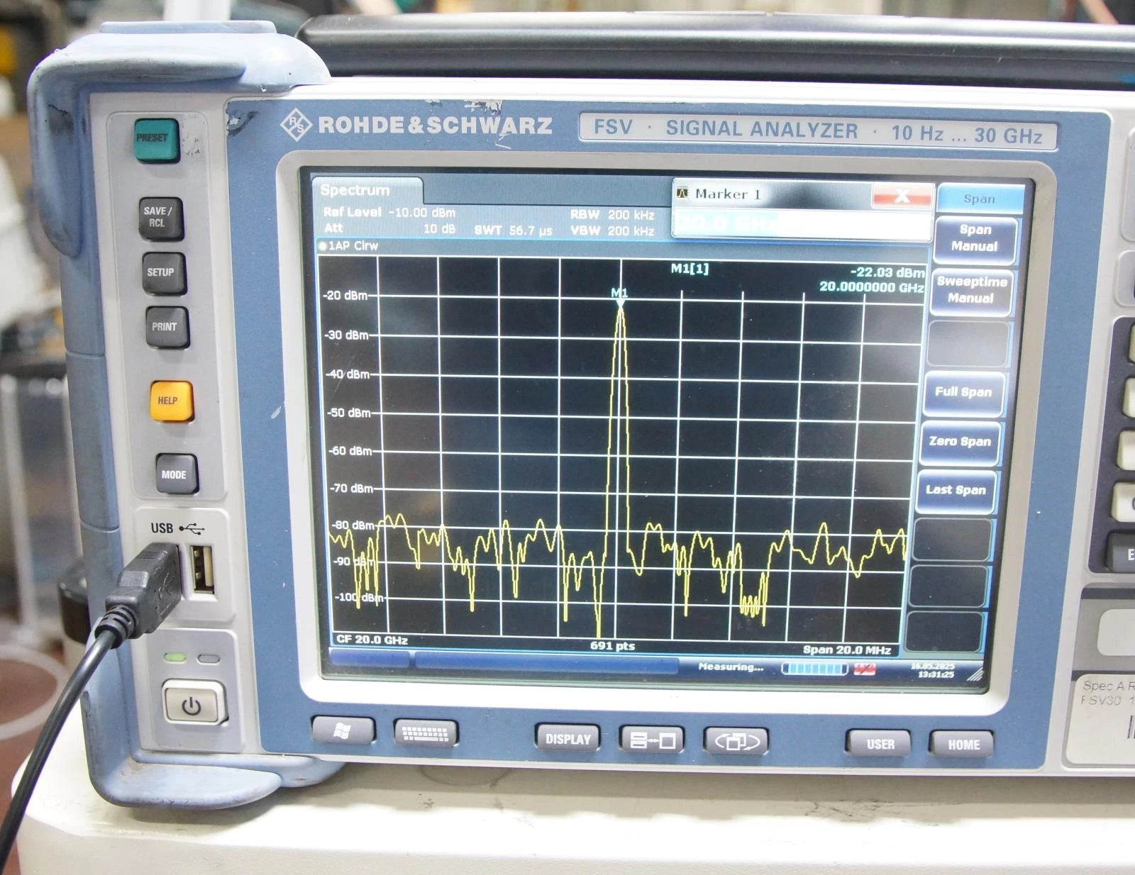 Rohde & Schwarz FSV30 10kHz to 30GHz Spectrum Analyzer OPT B29 K14