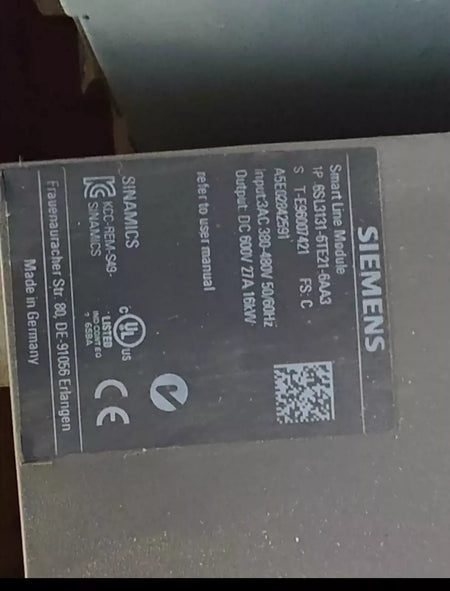 Siemens 6SL3131-6TE21-6AA3: Compact Frequency Converter Module