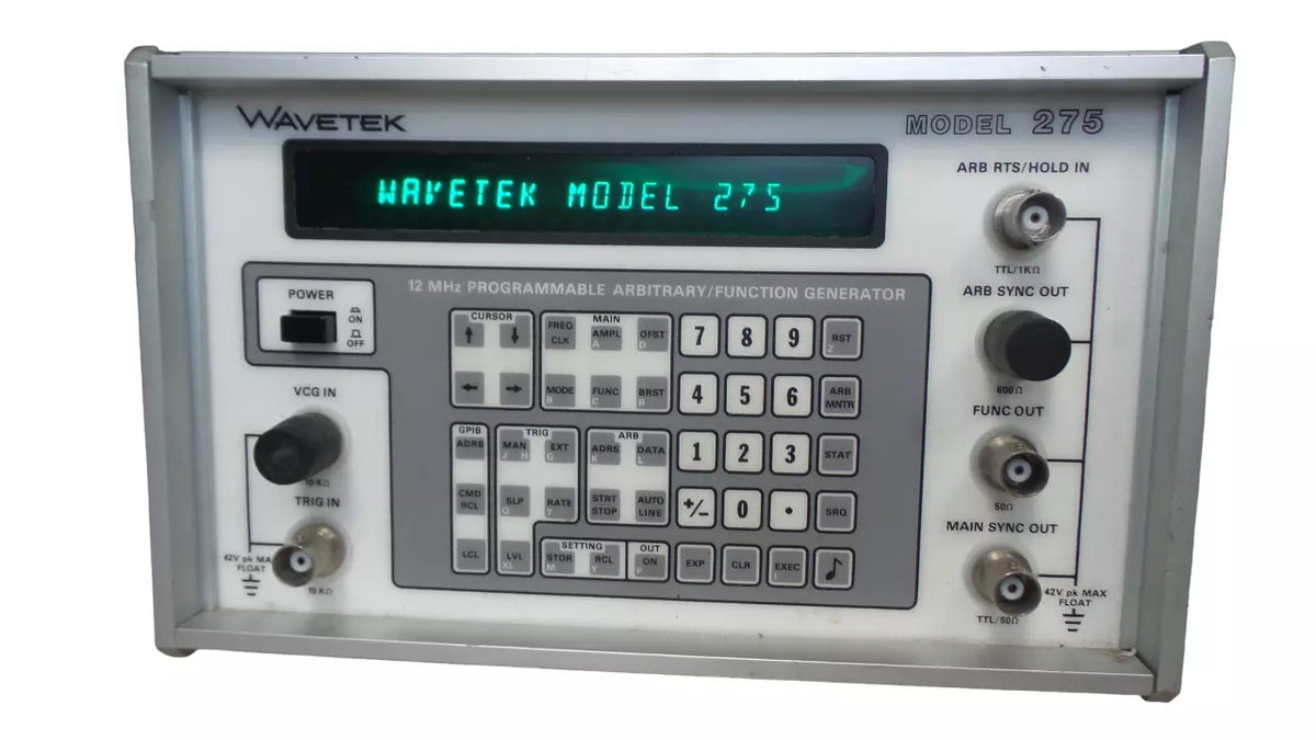 Wavetek Model 275 Programmable Arbitrary Function Generator