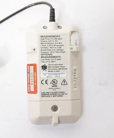 TSI Certifier FA Controler 4078 W/ 4071A High Flow Module