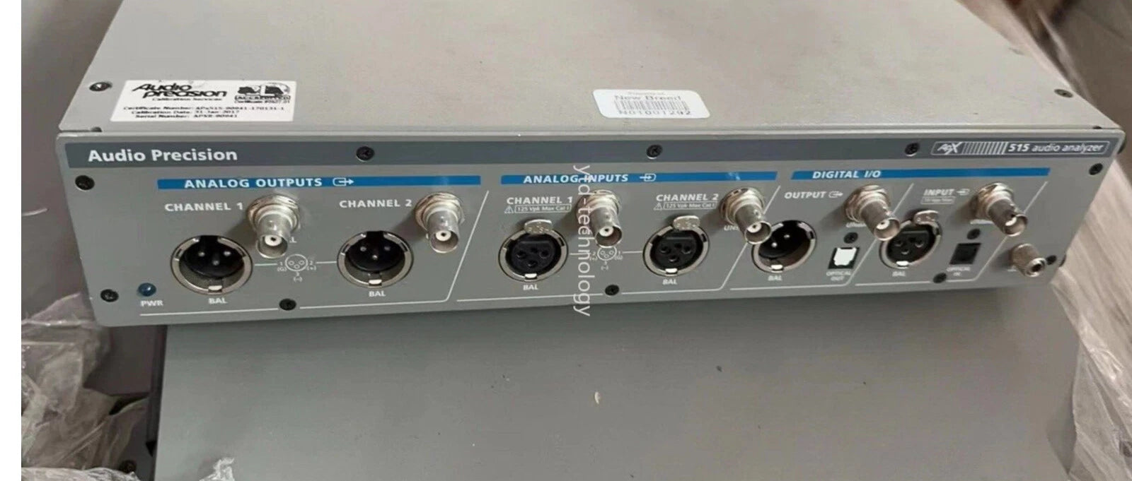 Audio Precision APX515 Audio Analyzer with Complete Test Solution
