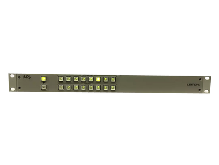 Leitch 1RU Remote 8x8 Programmable Push Button Panel
