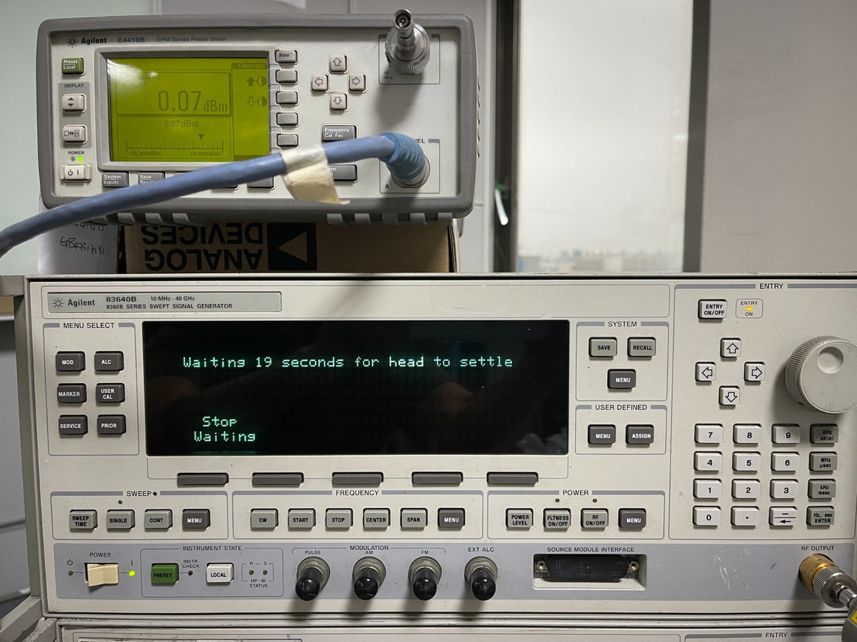 Agilent 83640B 10MHz-40GHz Synthesized Sweep Signal Generator 001/006/008_01111 - XG eqpt