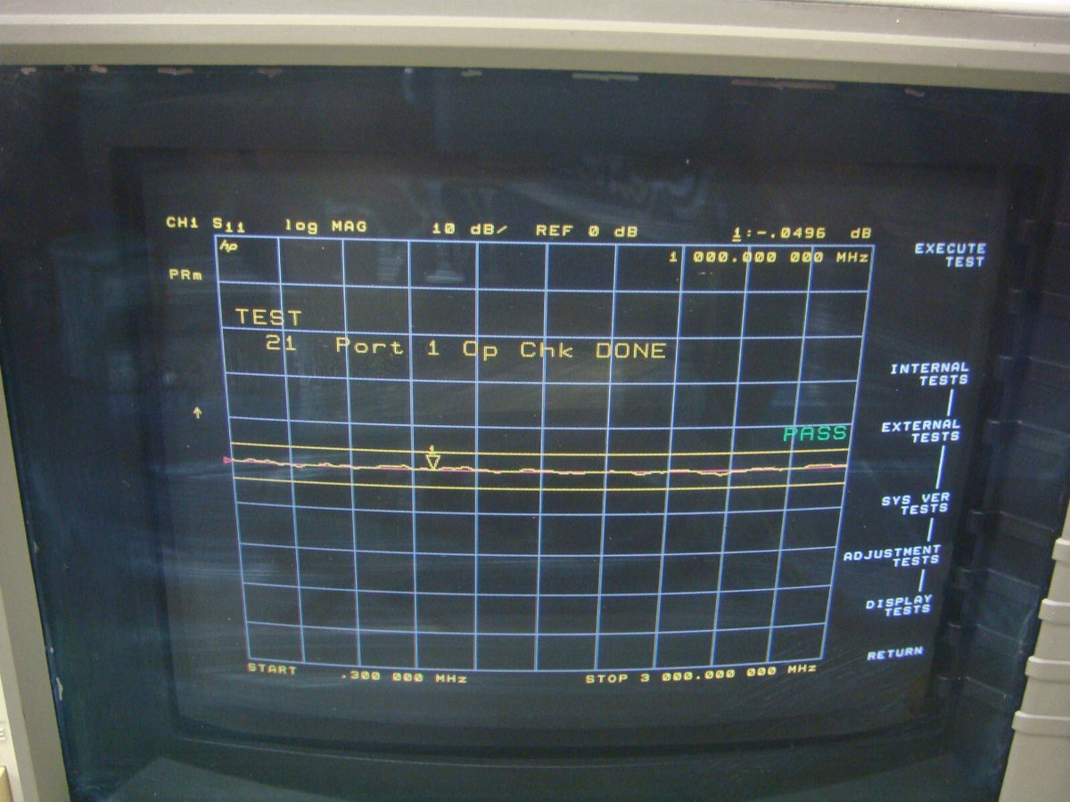 HP 8753D 3GHz S-parameter Test Set
