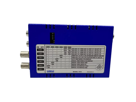 COBALT DIGITAL Blue Box BBG-S-TO-H 3G HD SD-SDI to HDMI with Audio De-Embedder