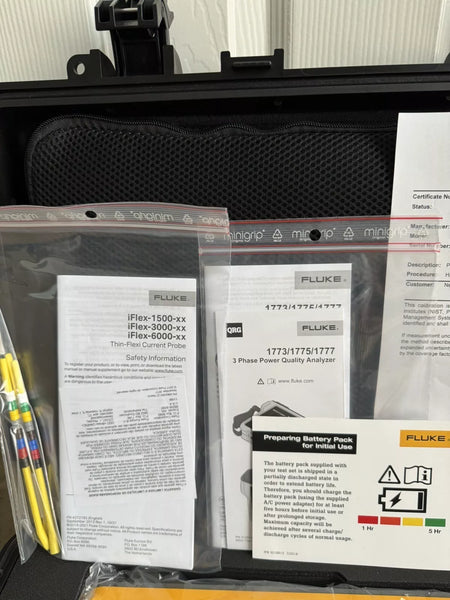 Fluke 1777 Three-Phase Power Quality Analyzer Calibrated 2025 / Factory Sealed