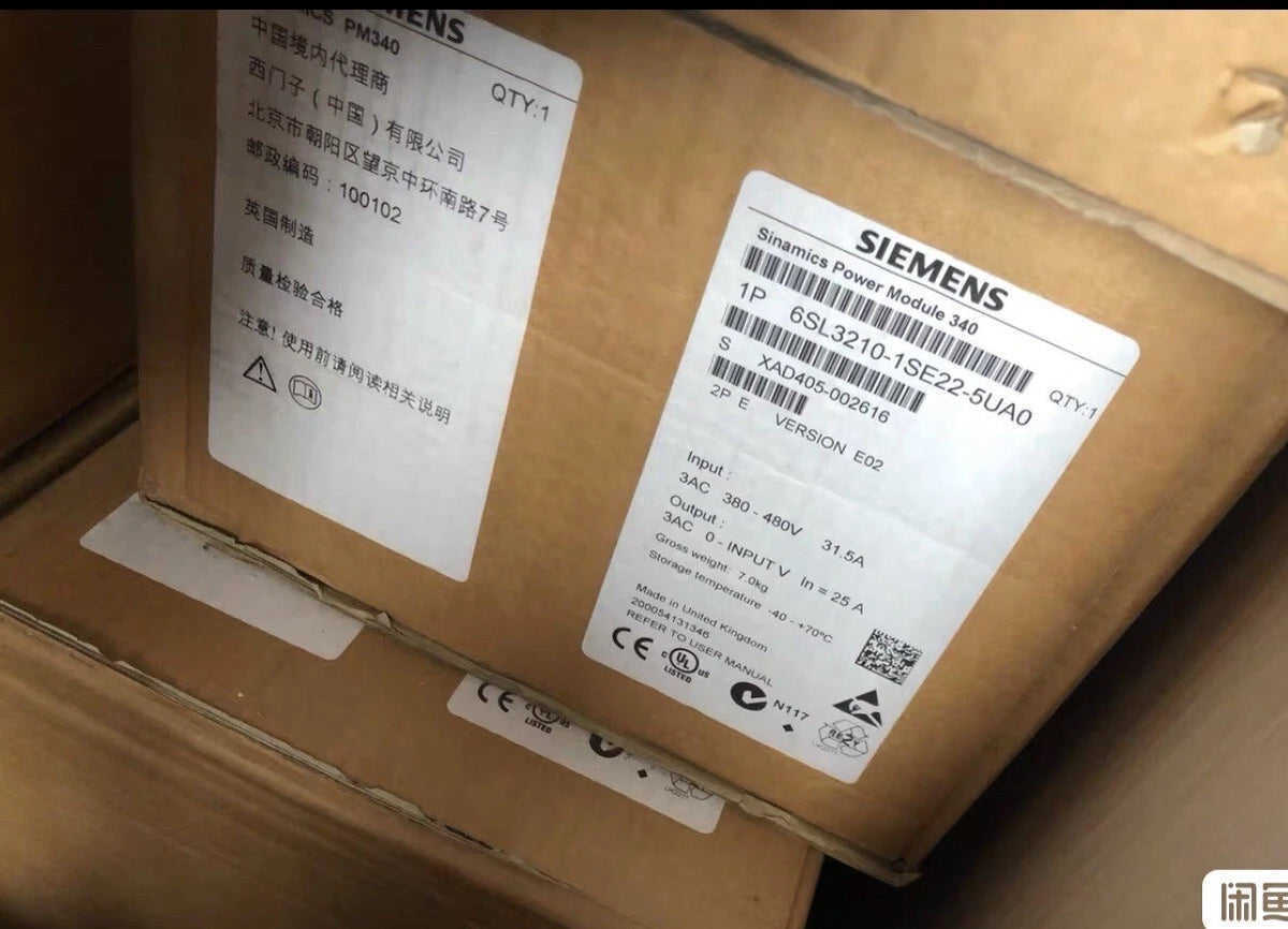 Siemens 6SL3210-1SE22-5UA0 SINAMICS S120 Drive