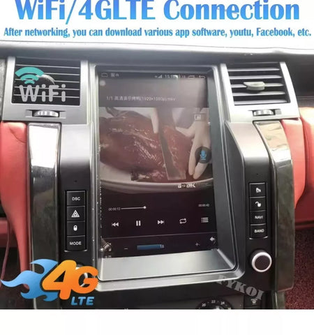 Car Radio Stereo GPS for Land Range Rover Sport 2005-2009 Head Unit Tesla