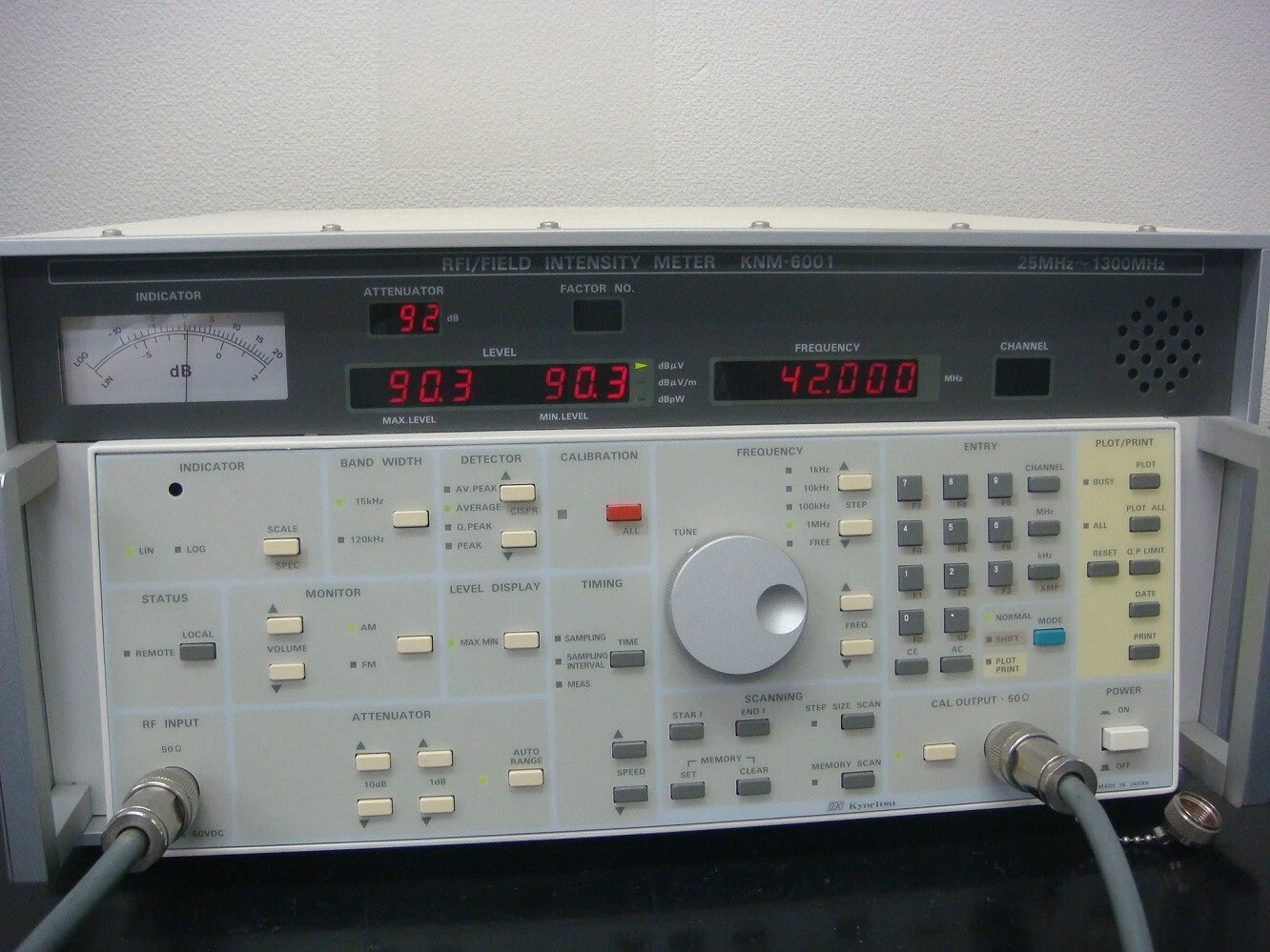 KYORITSU KNM-6001 25-1300MHz Field Intensity Meter