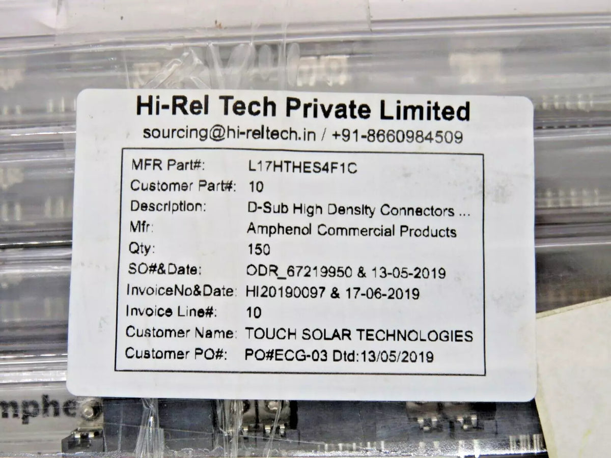 Amphenol L17HTHES4F1C DB15 VGA Connector Male PCB Mount - 90 PCS LOT