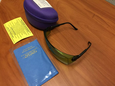 Kentek KWR-YAGSAFE Laser Safety Glass - Protective Eyewear for YAG Laser Systems
