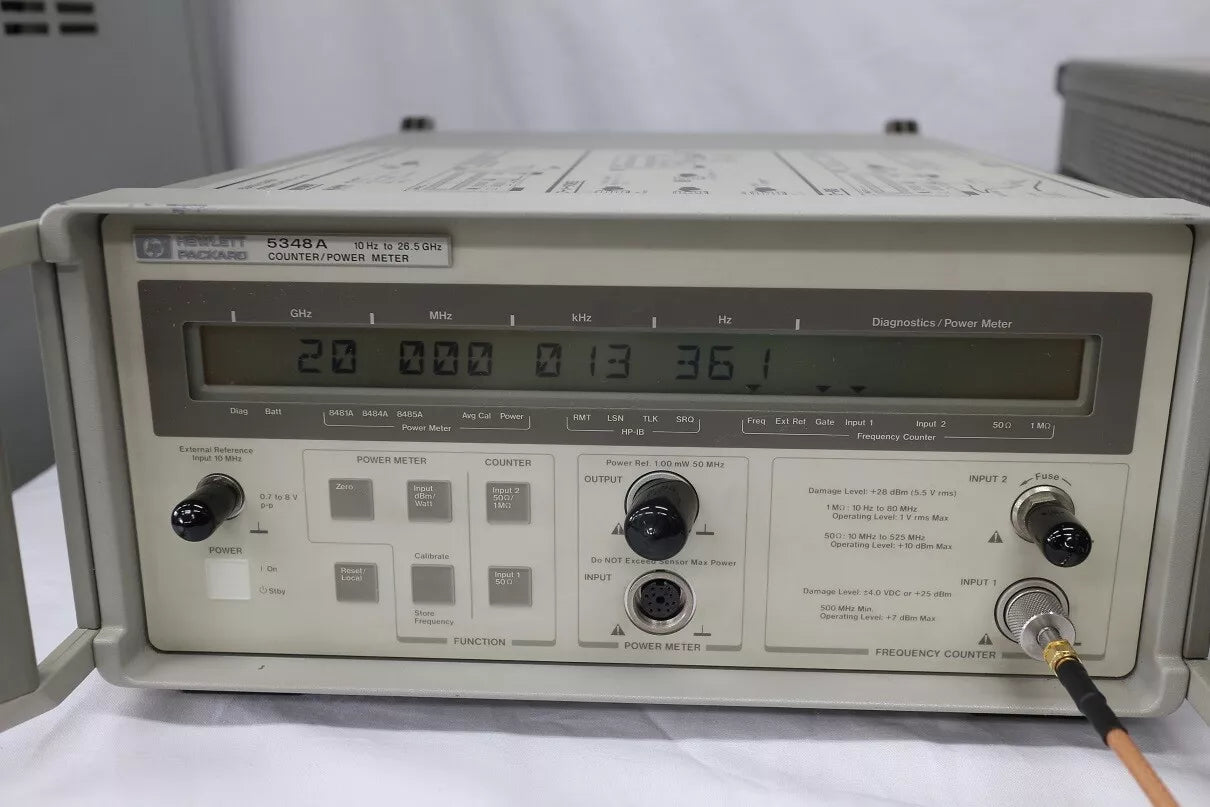 HP 5348A /011 26.5GHz Frequency counter Power Meter