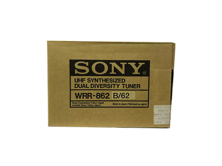 Sony WRR862B Portable/Camera Mount UHF Diversity Dual Receiver NEW