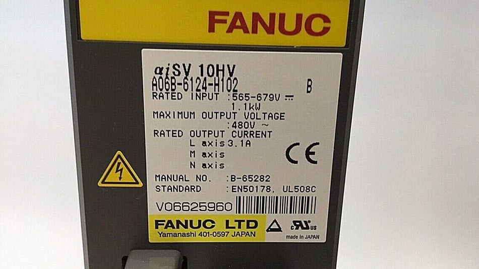 1PC FANUC A06B-6124-H102 Servo Driver A06B6124H102 New Expedited Shipping