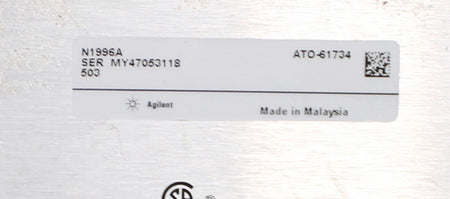 HP Agilent Keysight N1996A 100 kHz to 3 GHz CSA Spectrum Analyzer AS-IS