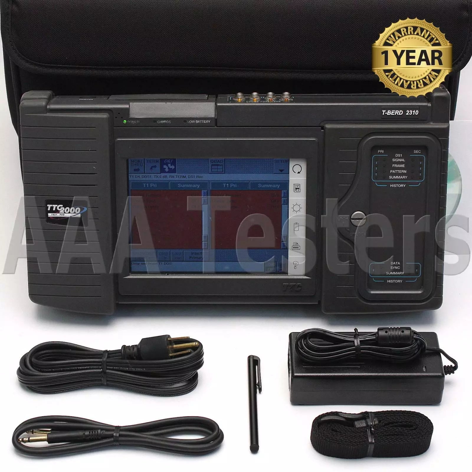 JDSU Acterna TTC 2000 V3 TestPad T-BERD 2310 w/ Signaling VT100 ILE FST - XG eqpt