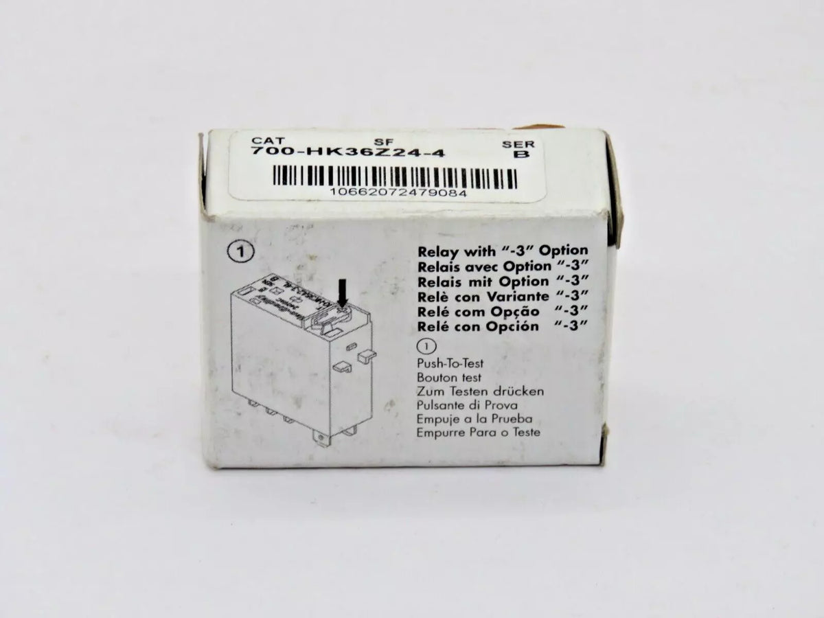 Allen-Bradley 700-HK36Z24-4 Relay 24V 4-Pole DPDT Industrial Control Switch