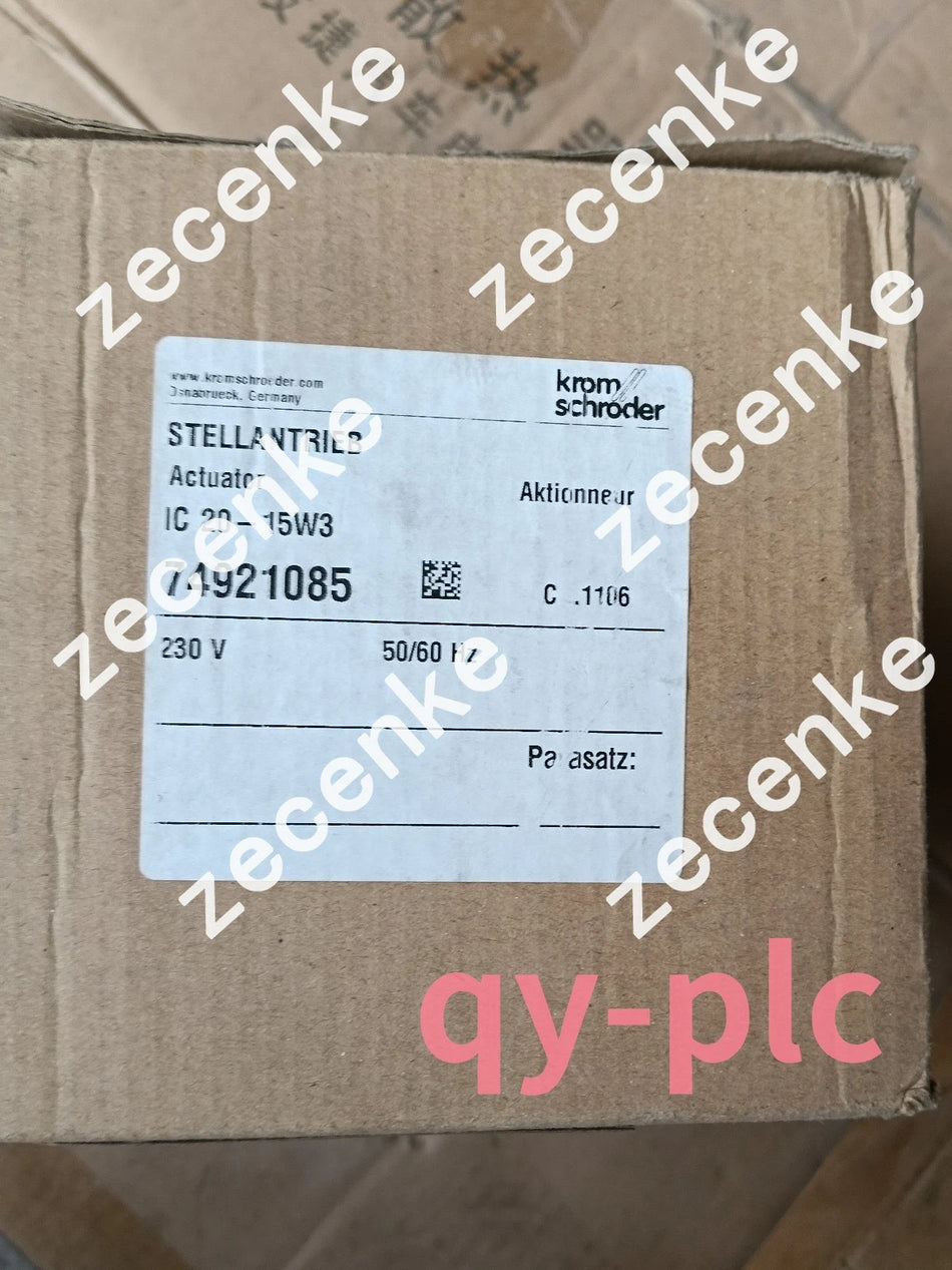 Brand New Krom Schroder IC 20-15W3 Actuators - Fast Shipping via UPS or DHL