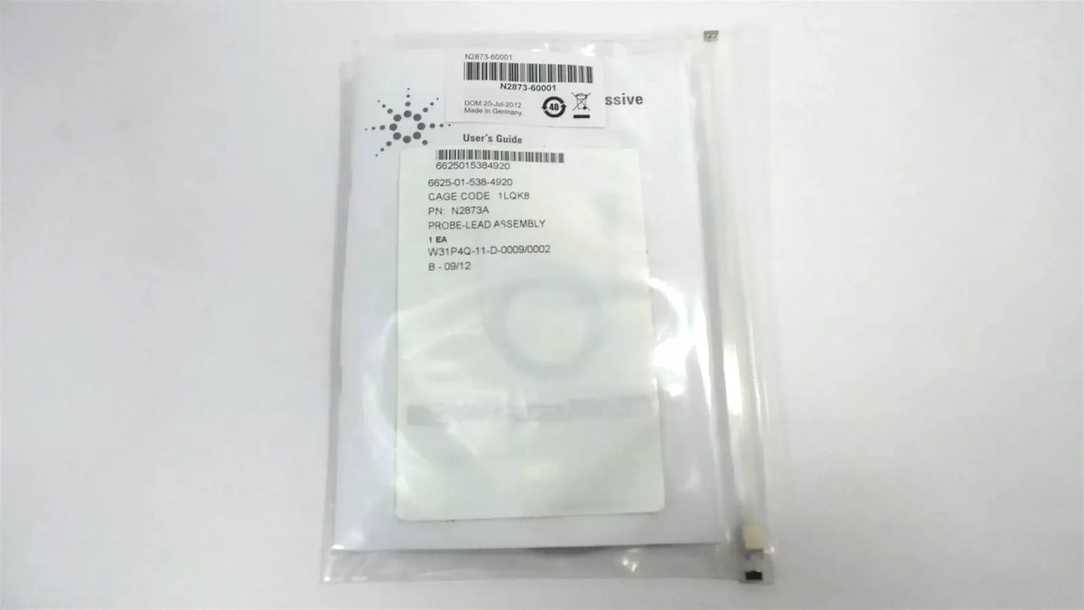 Agilent Keysight N2873A 500 MHz Passive Oscilloscope Probe & Accessories