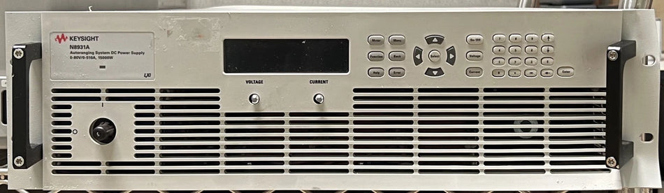 Agilent/Keysight N8931A Auto-Ranging System DC Power Supply 80V, 510A