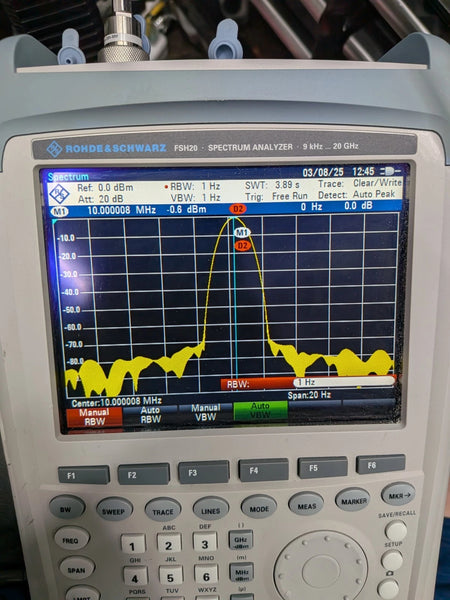 🔥Rohde & Schwarz R S Fsh20 K17 Handheld Spectrum Analyzer /Meter+Sensor !Cal'd!