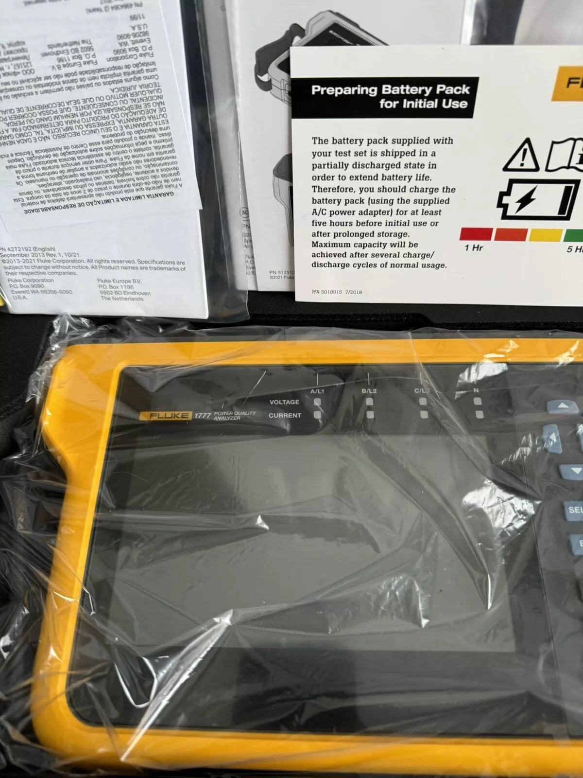 Fluke 1777 Three-Phase Power Quality Analyzer Calibrated 2025 / Factory Sealed