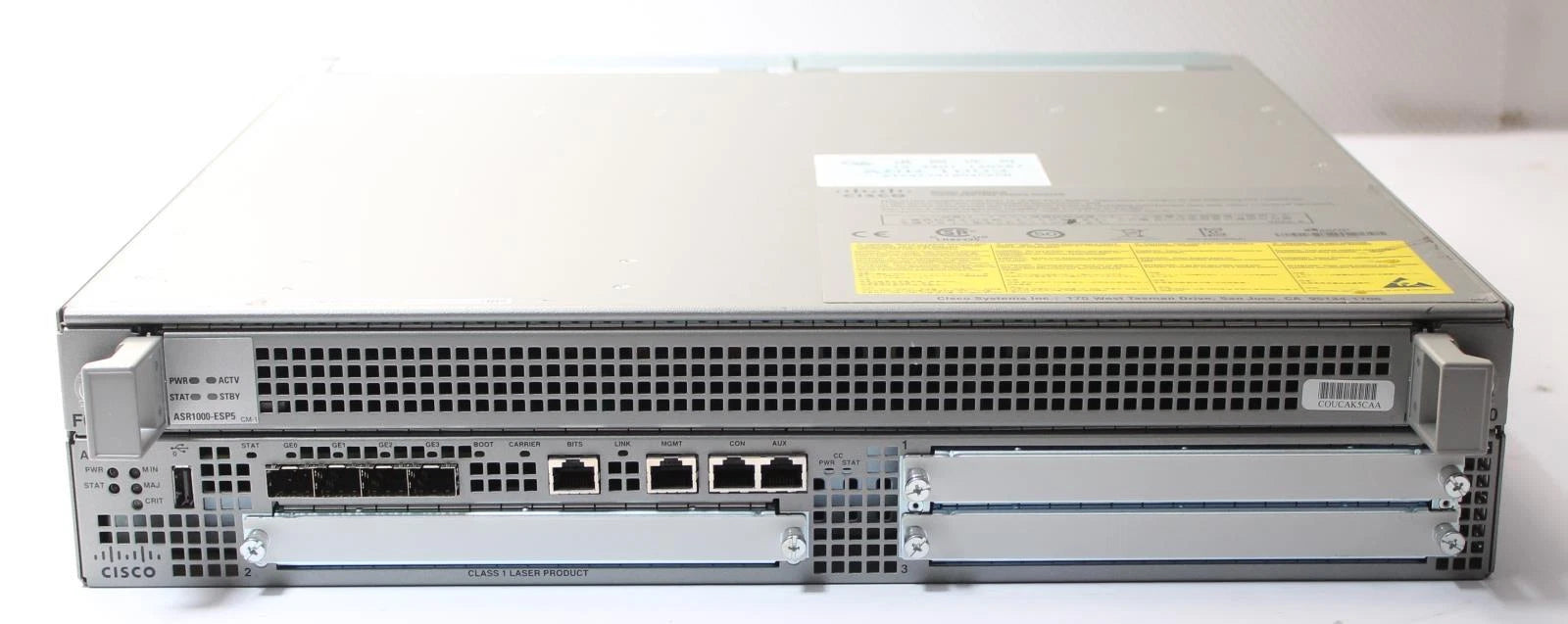 Cisco ASR 1002 ASR 1000 Series Router w/ ASR1000-ESP5 Processor