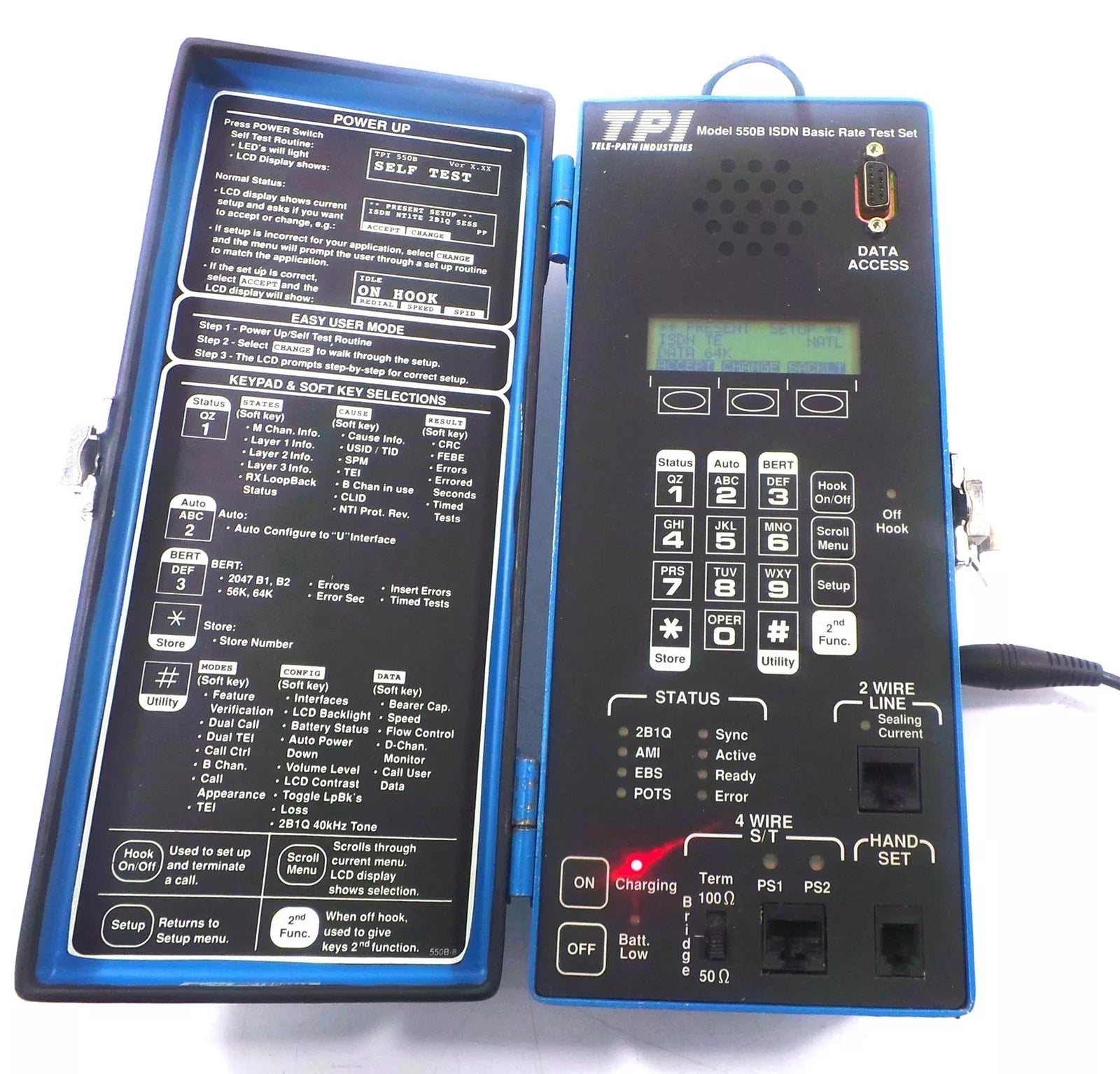 TPI 550B ISDN Basic Rate Test Set with Advanced Testing Capabilities ...