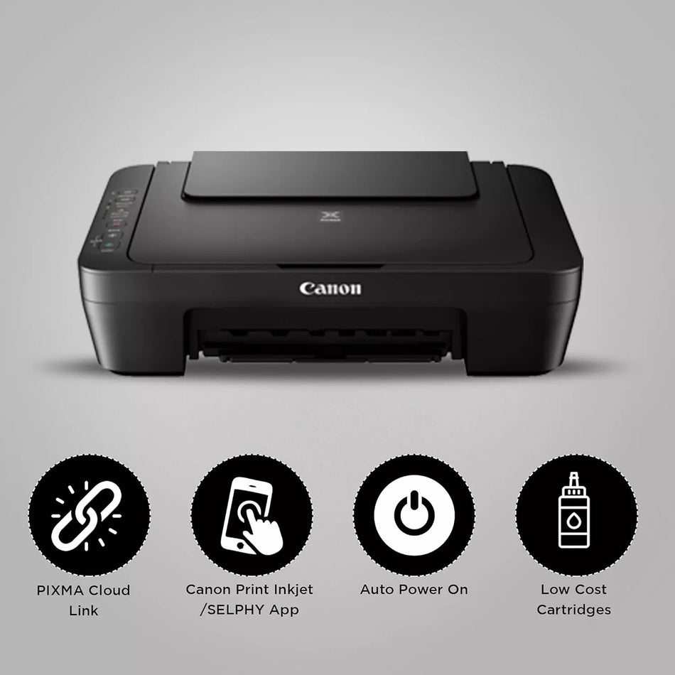 Canon PIXMA MG3070S WiFi Inkjet Colour Printer for Home & Student