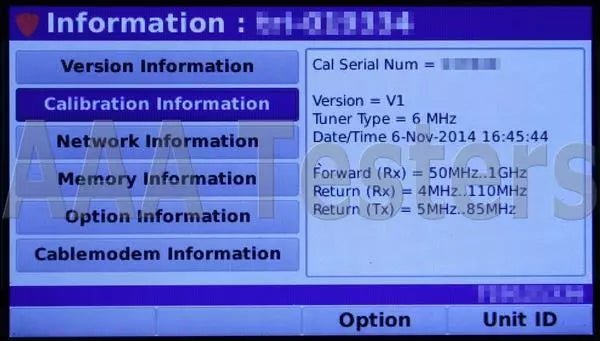 Trilithic 720 DSP Docsis 3.0 CATV & Gigabit Ethernet Tester Meter 720DSP 720 - DSP - XG eqpt