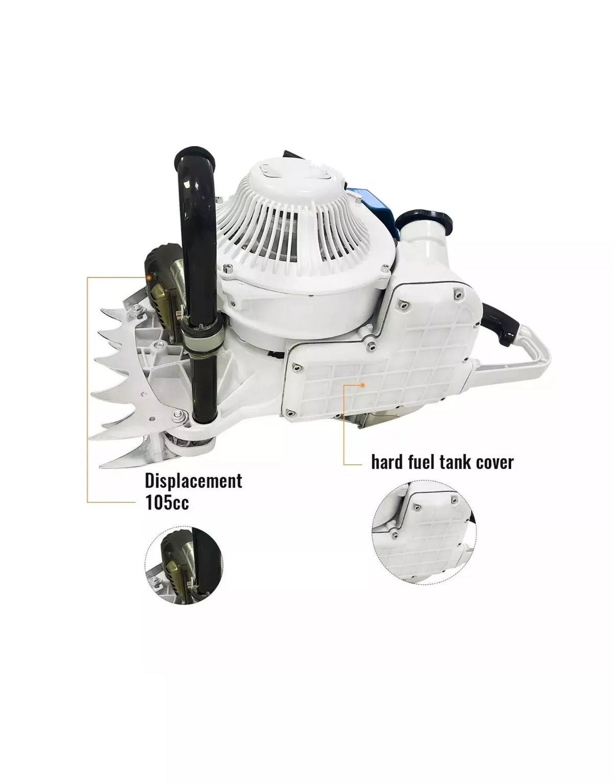 36-Inch 105cc Wood Cutting Machine Chainsaw for Tree Pruning