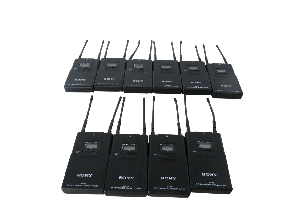 Lot of 10 SONY URX-P2 UHF Synthesized Diversity Tuner - Free Shipping