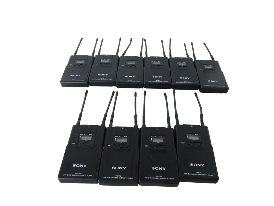 Lot of 10 SONY URX-P2 UHF Synthesized Diversity Tuner - Free Shipping
